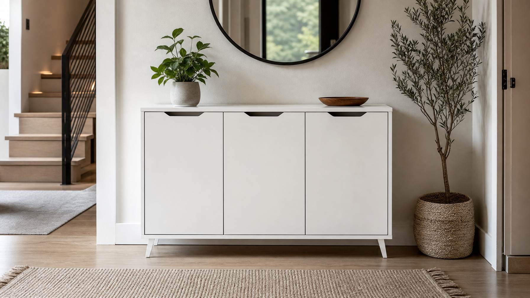 Modern freestanding cupboards and wardrobes in a South African bedroom in 2026
