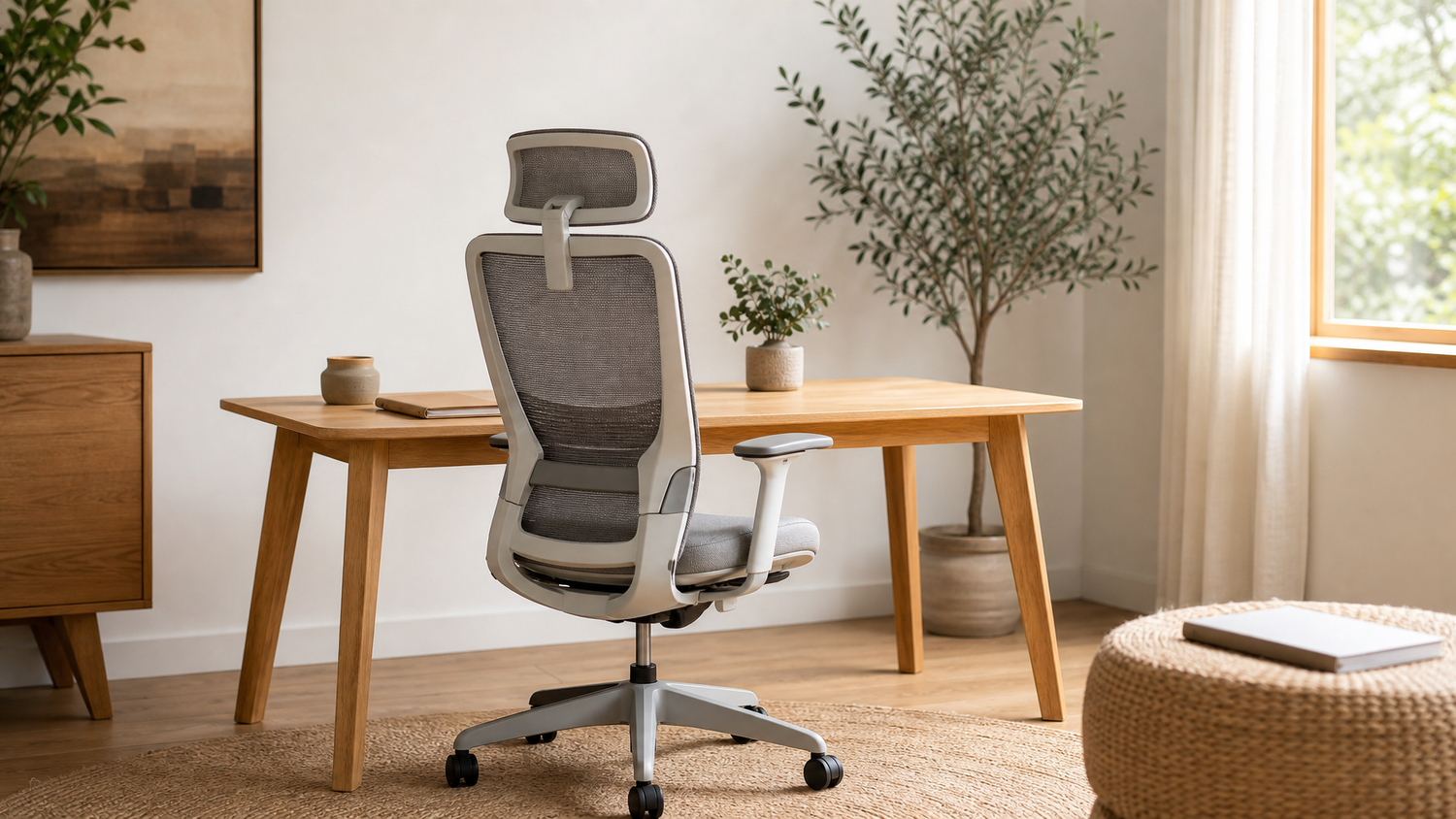 Modern ergonomic office chair in a South African home office in 2026