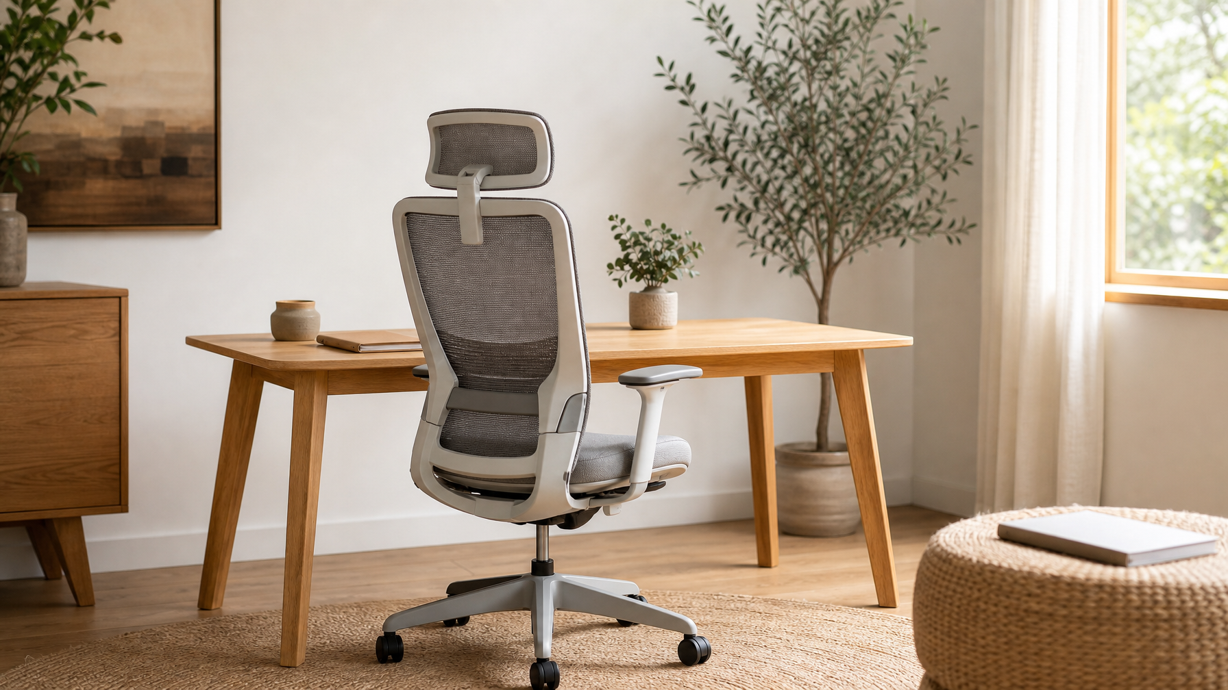 Modern ergonomic office chair in a South African home office in 2026