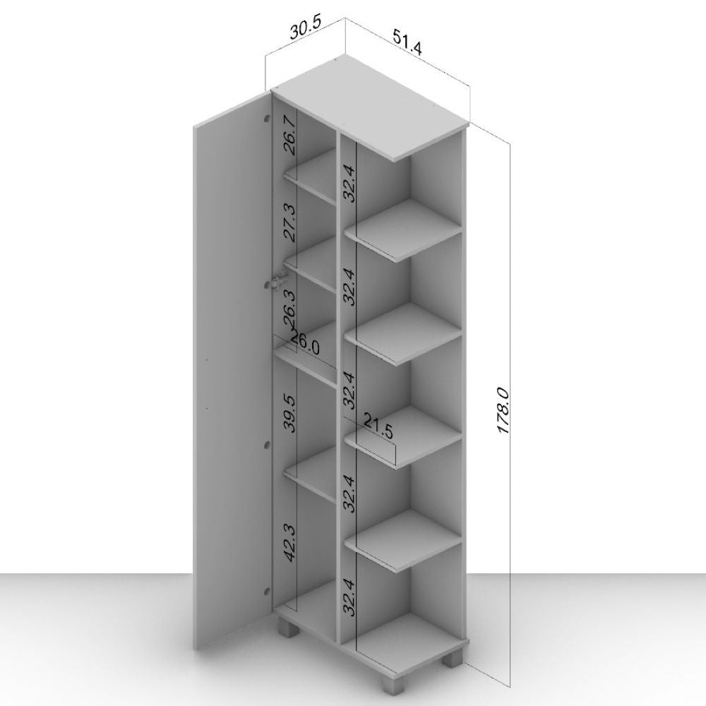 Bath51 Storage Cupboard - Click Furniture