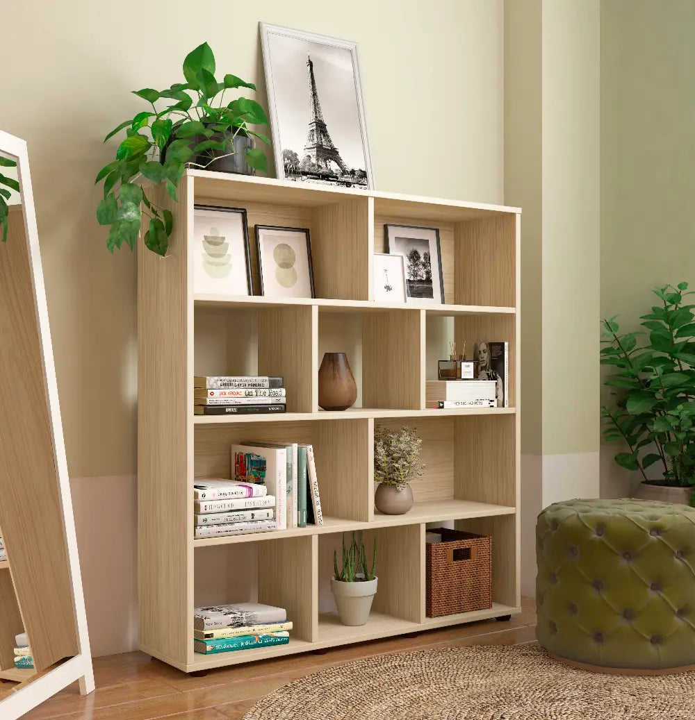 Book Bookcase Light Oak - Click Furniture