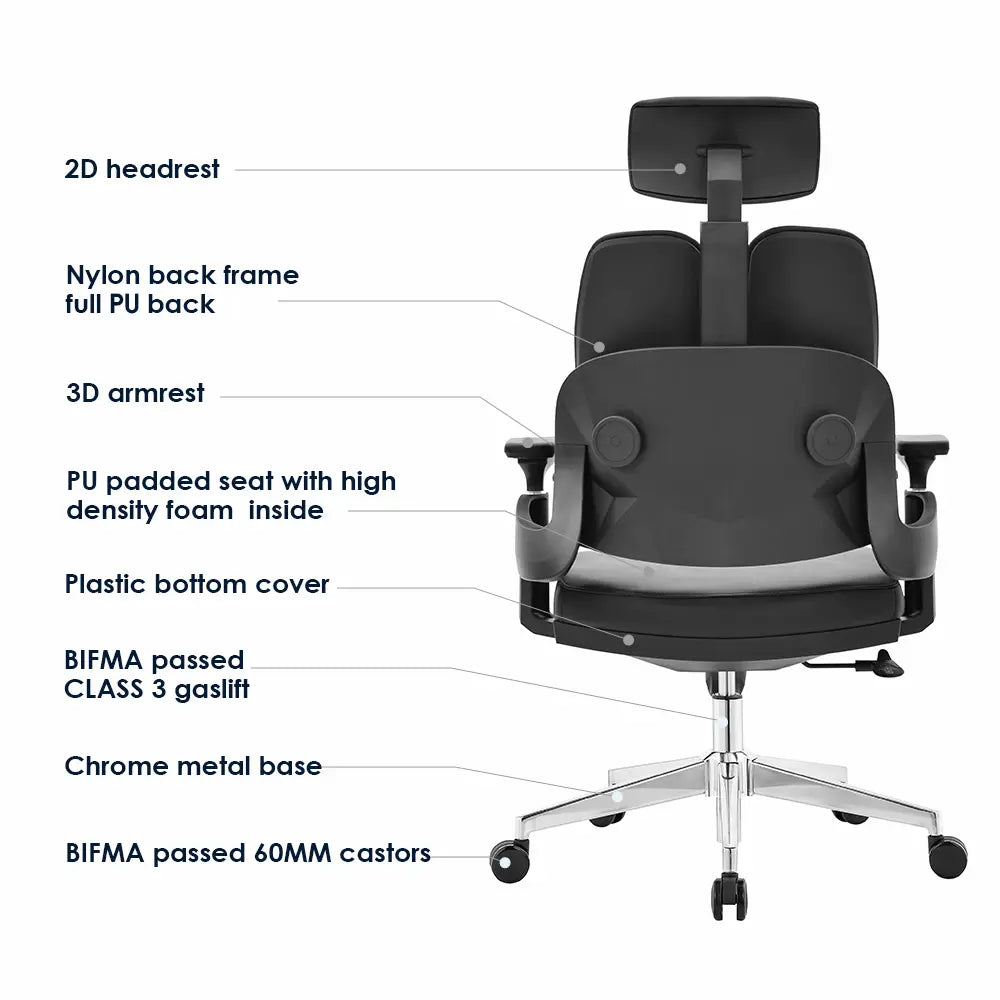 Charley High Back Office Chair - Click Furniture