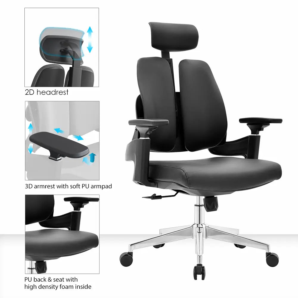Charley High Back Office Chair - Click Furniture