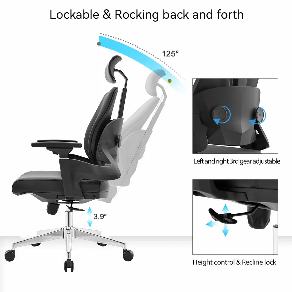 Charley High Back Office Chair - Click Furniture