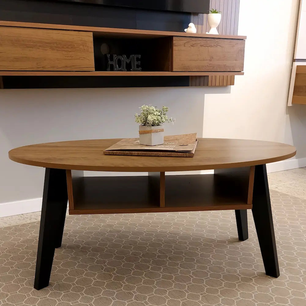 Diva Coffee Table Pine Black