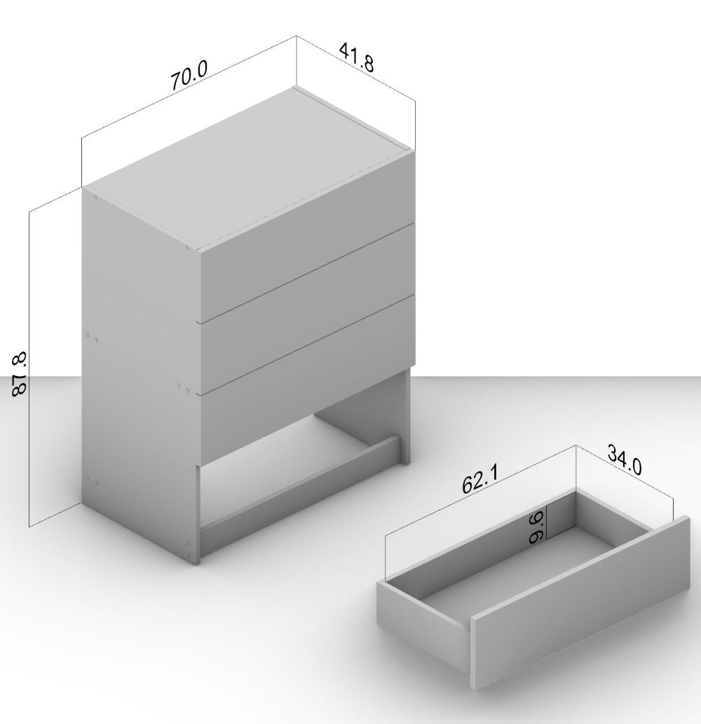 Domi Chest Of Drawers - Click Furniture