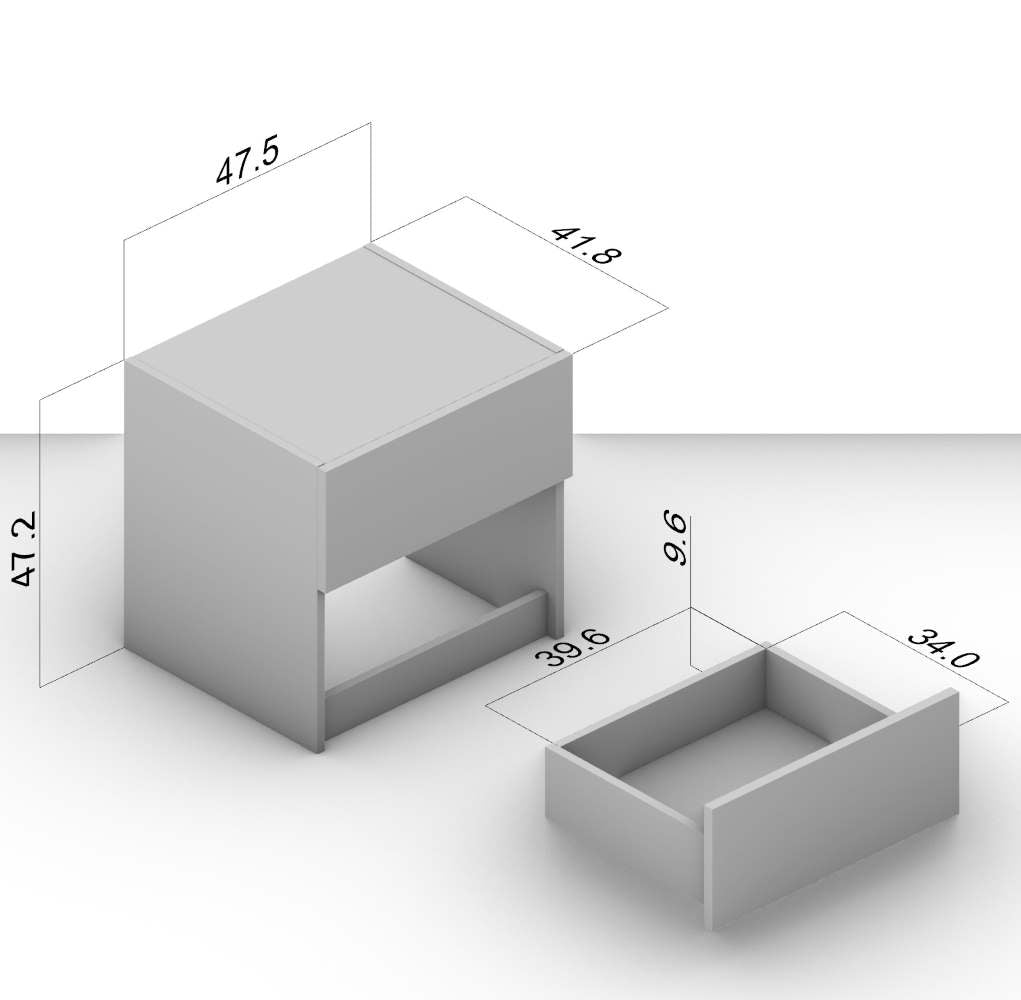 Domi Nightstand - Click Furniture