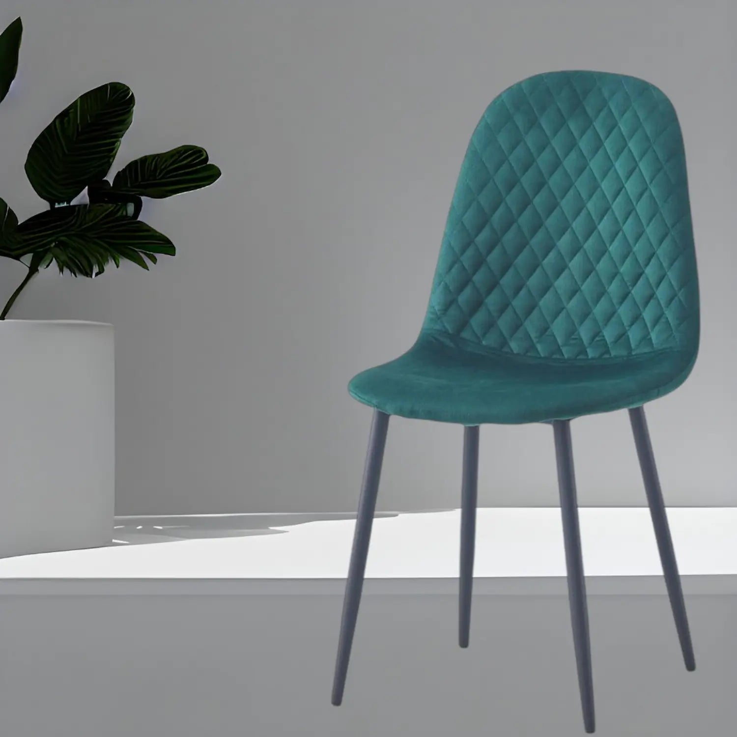Erika Dining Chair Green - SET of 4 - Click Furniture