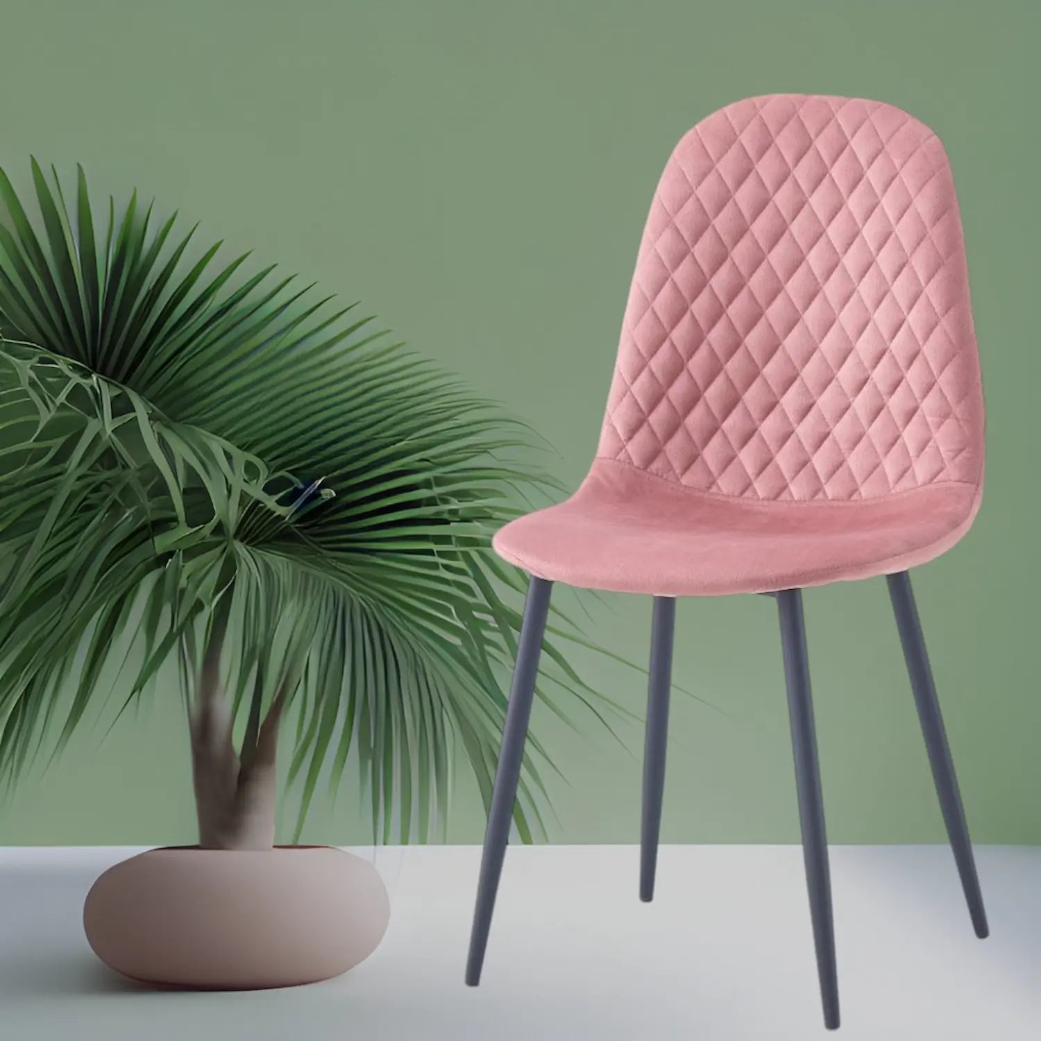 Erika Dining Chair Pink - SET of 4 - Click Furniture