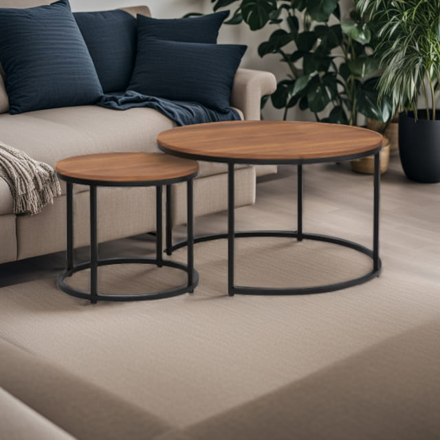 Geena Coffee Table Walnut - Click Furniture