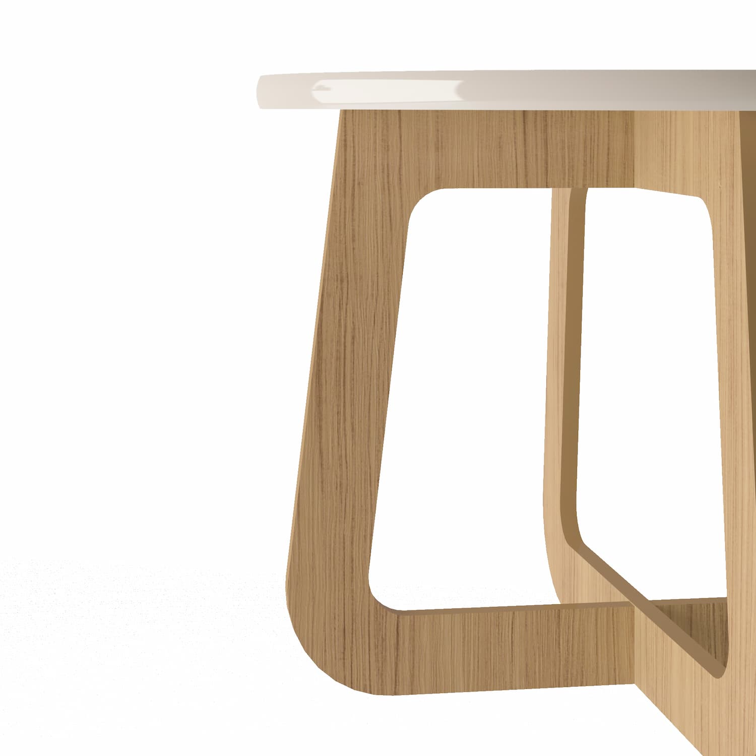 Jasmin Coffee Table Oak Off White - Click Furniture