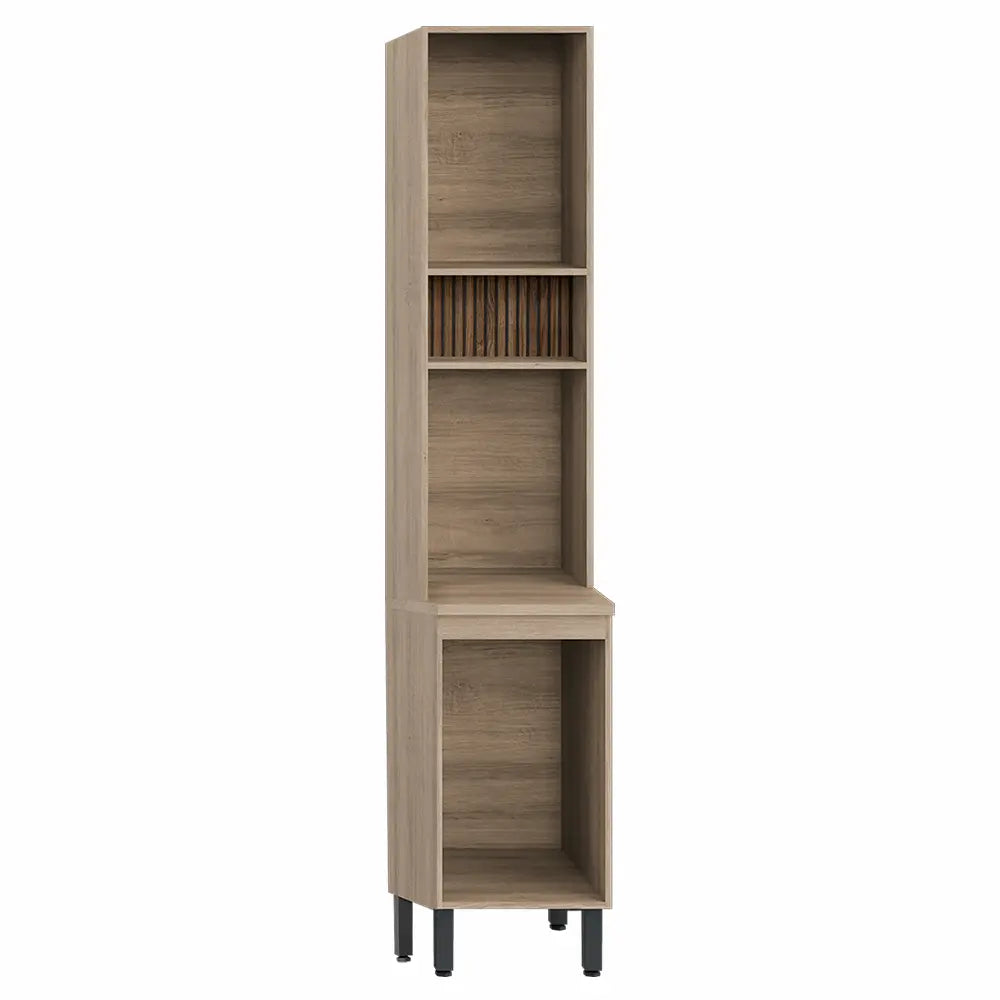 Kitchen 40cm Storage Unit Graphite-Oak
