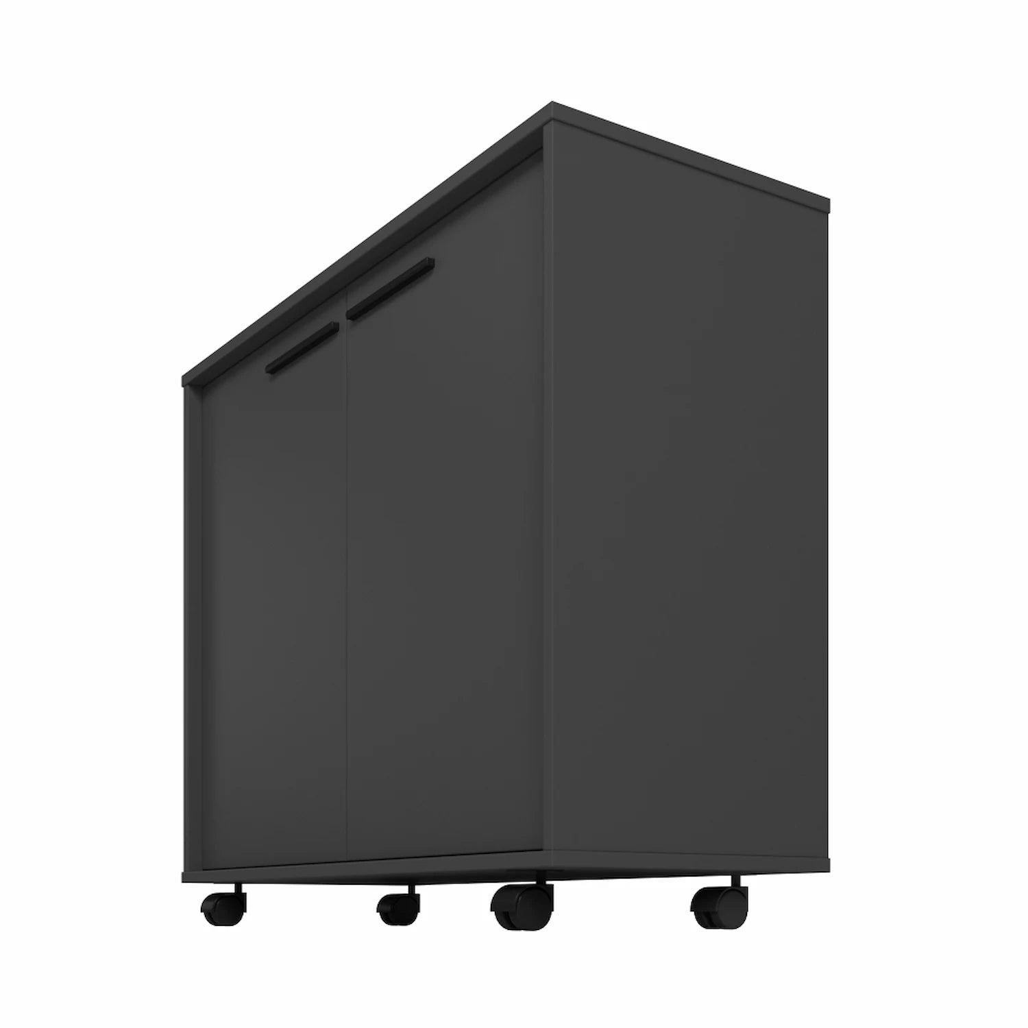 Lismore Black Mobile Utility Cabinet