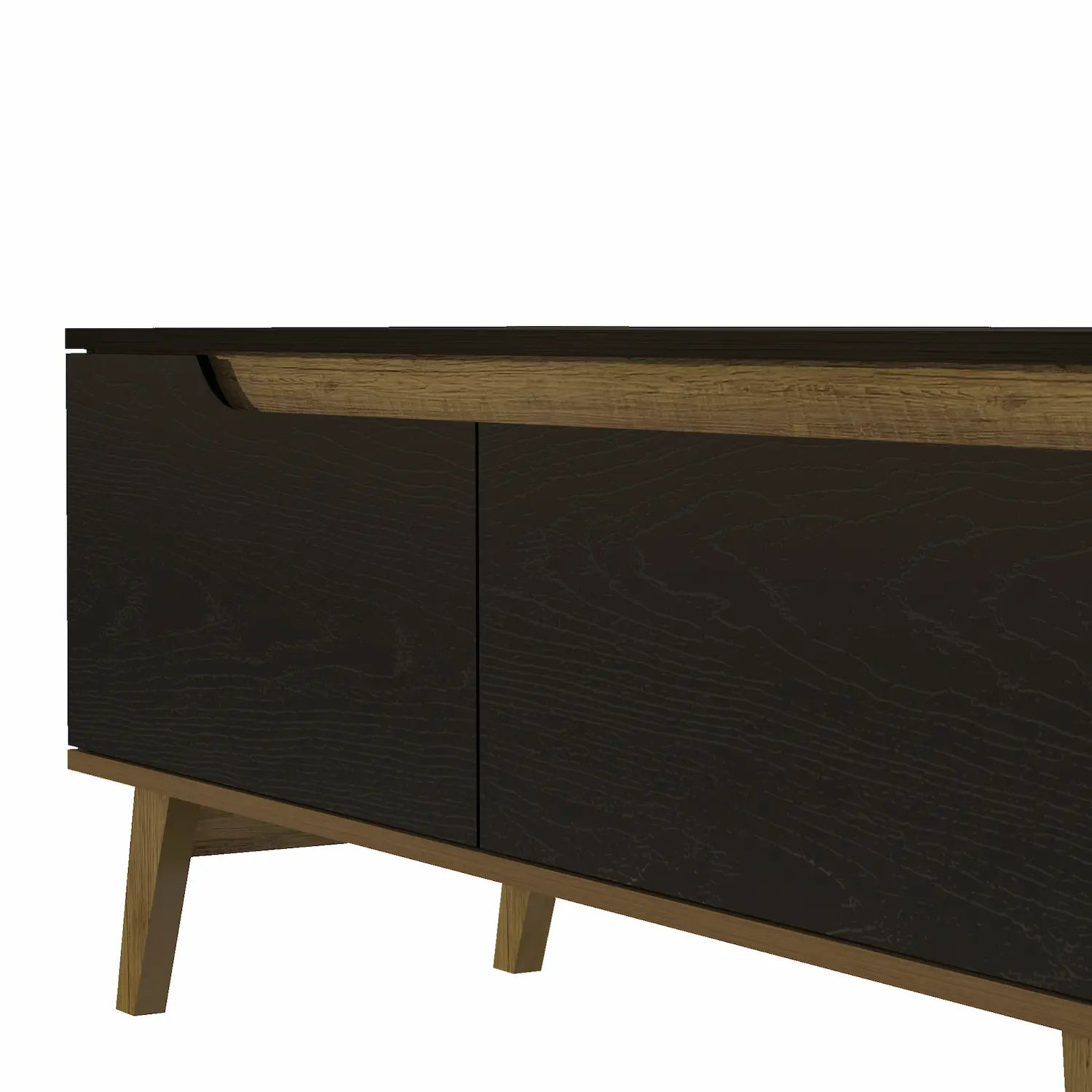 Liverpool Black TV Stand