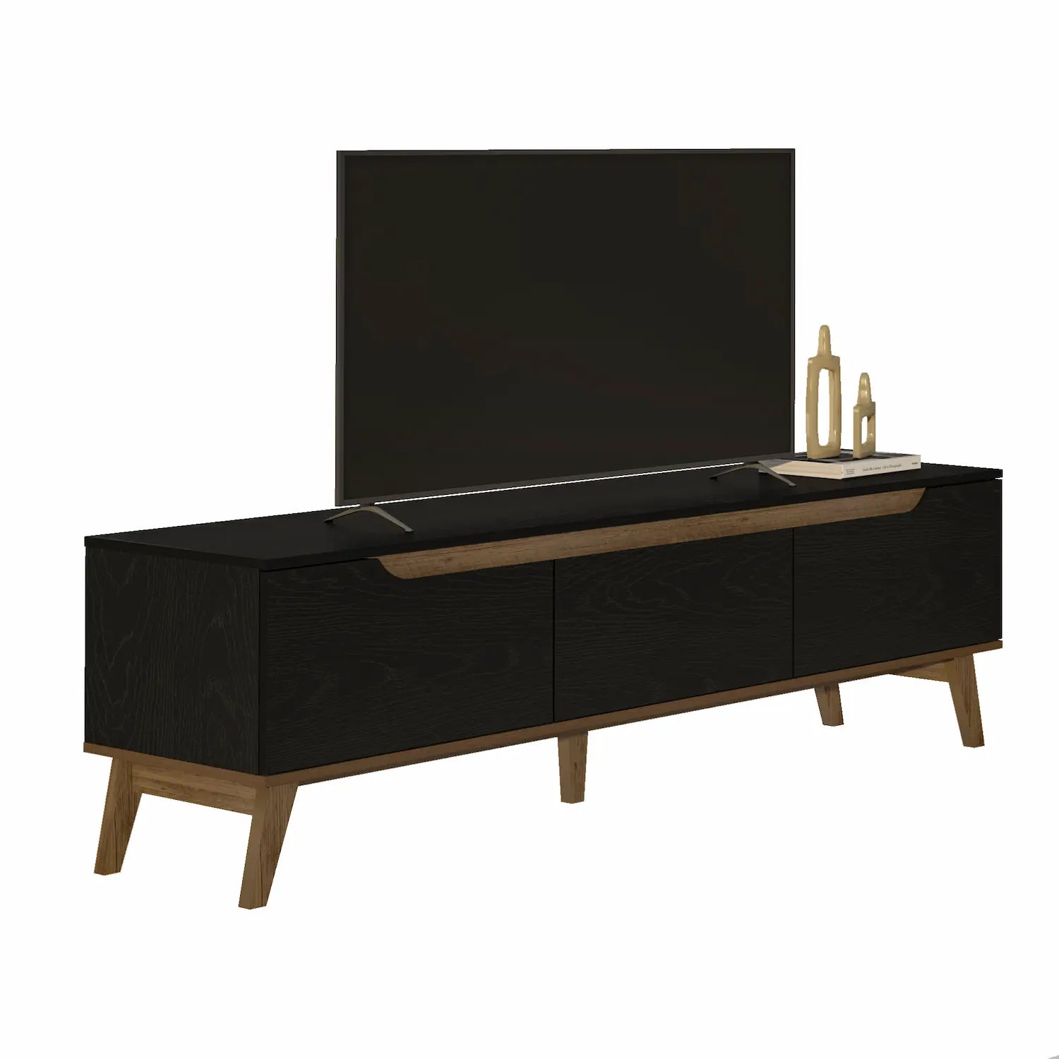 Liverpool Black TV Stand