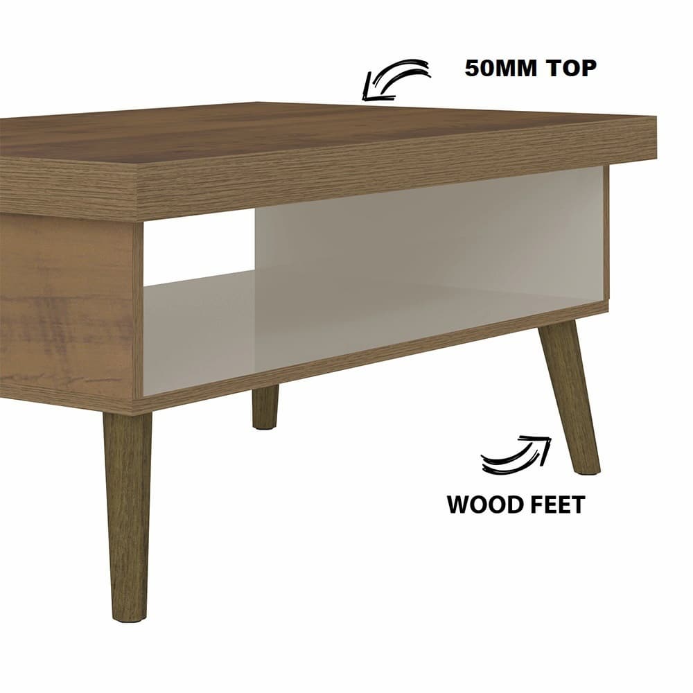 Lucca Coffee Table Pine - Click Furniture