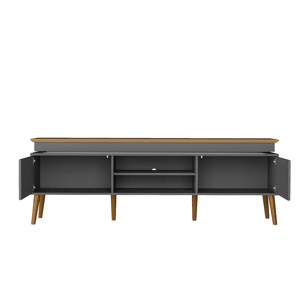 Lumina TV Stand Oak Graphite - Click Furniture
