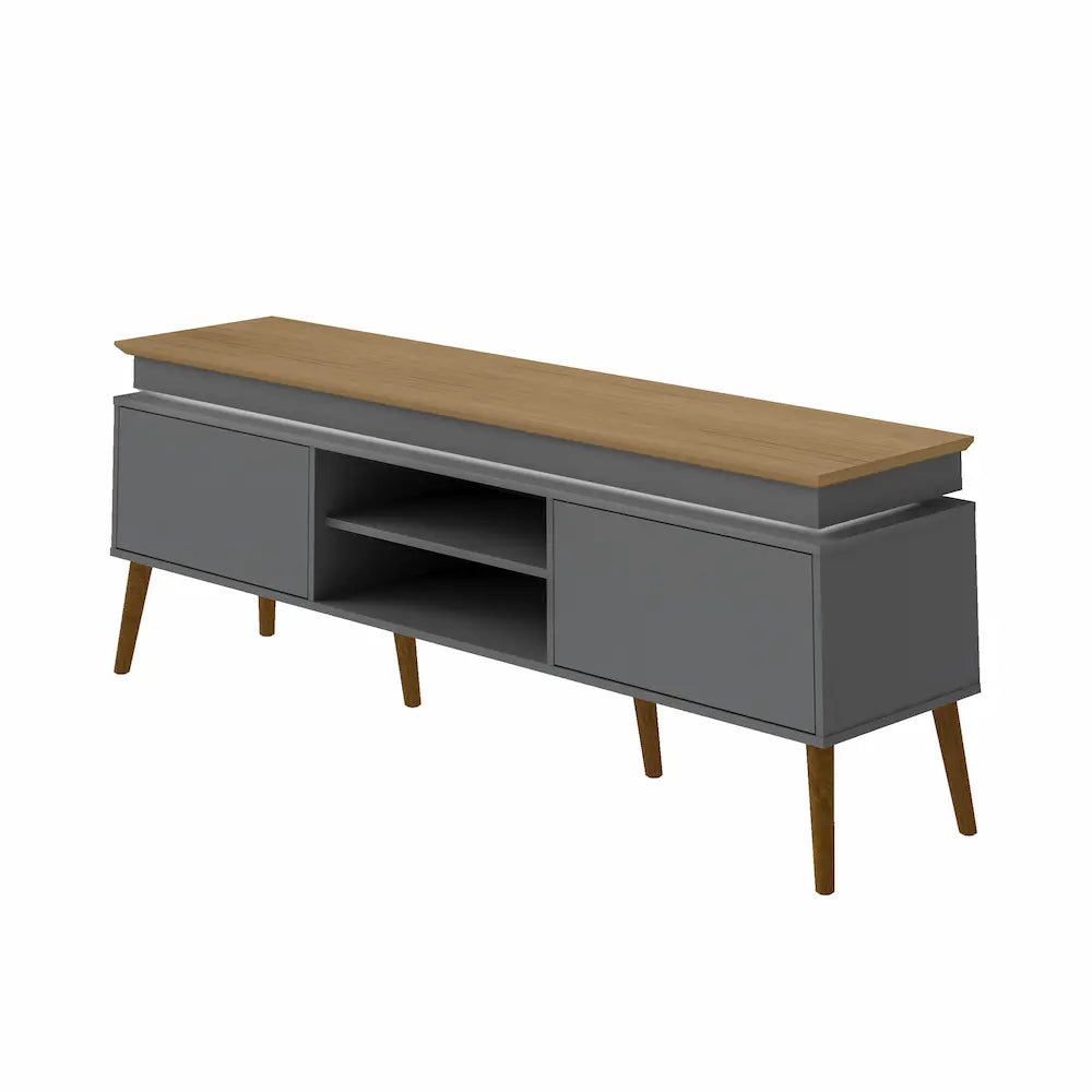 Lumina TV Stand Oak Graphite - Click Furniture