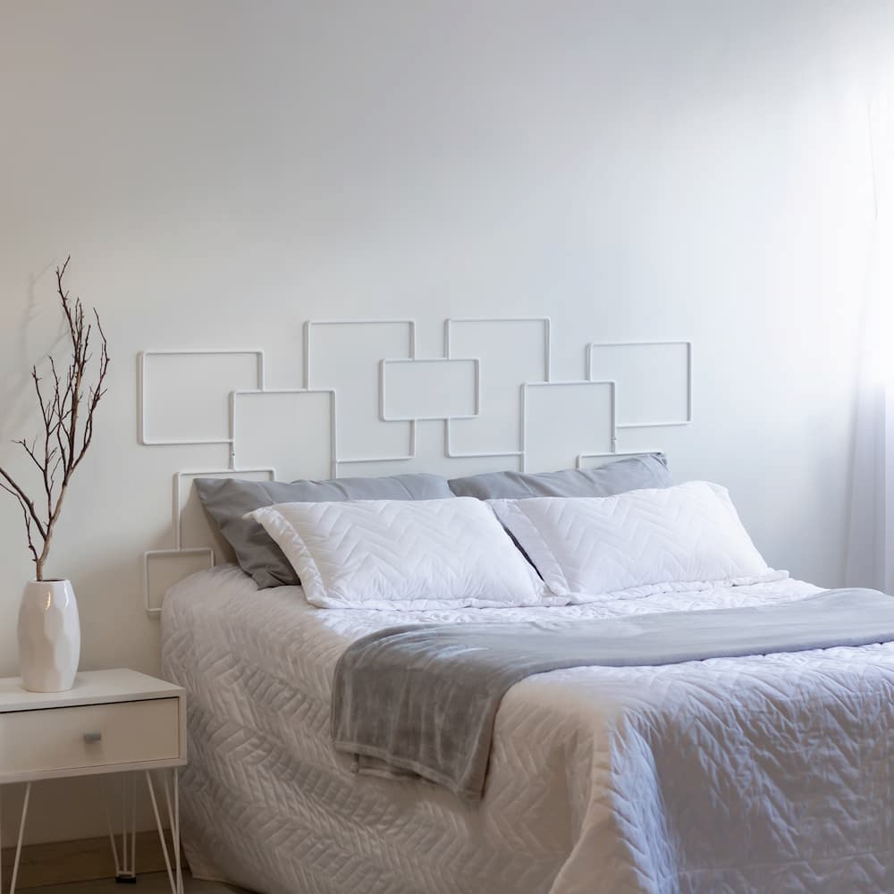 Manhattan Queen Headboard White