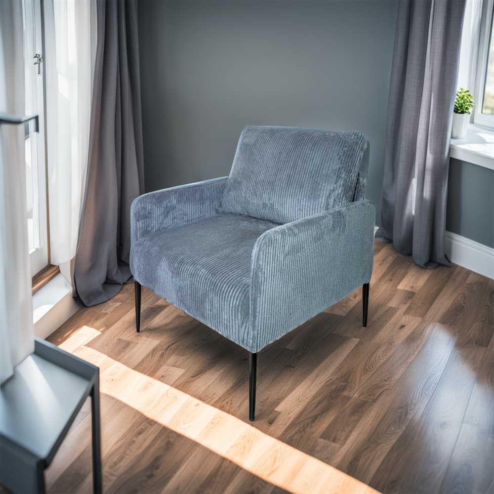 Martha Occasional Chair Charcoal - Click Furniture