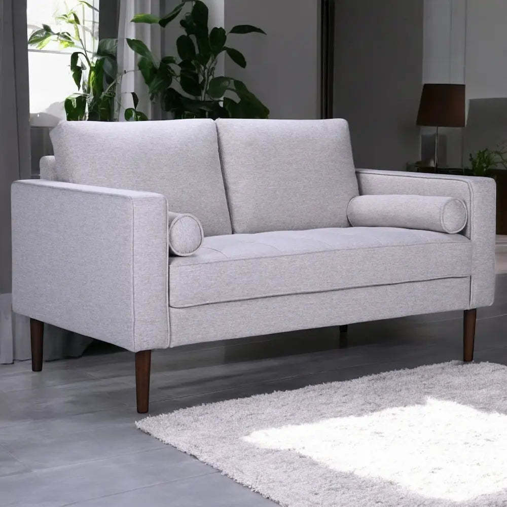 Metro 2 Seater Couch Beige - Click Furniture