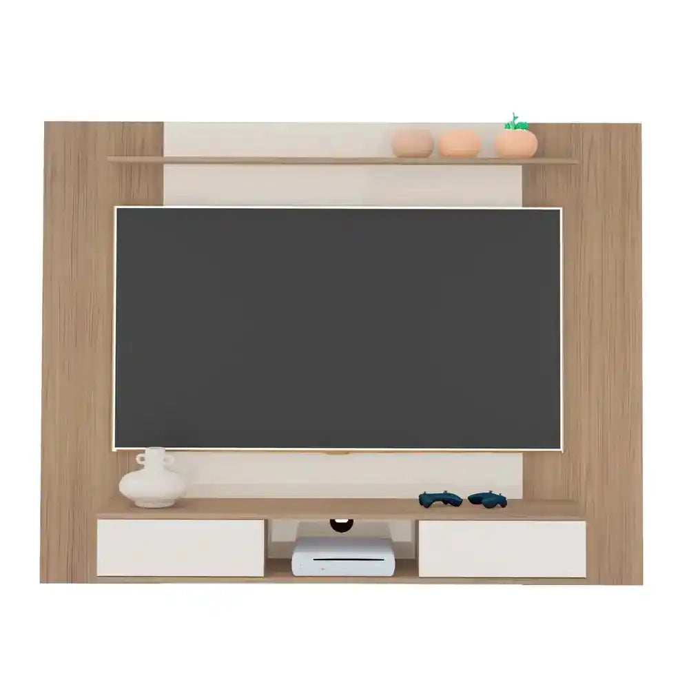 Nevada TV Panel Oak-Off White