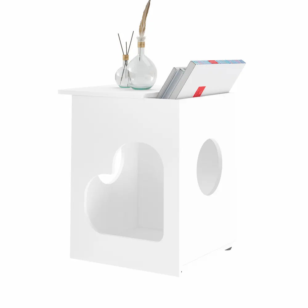 Pet Side Table White - Click Furniture