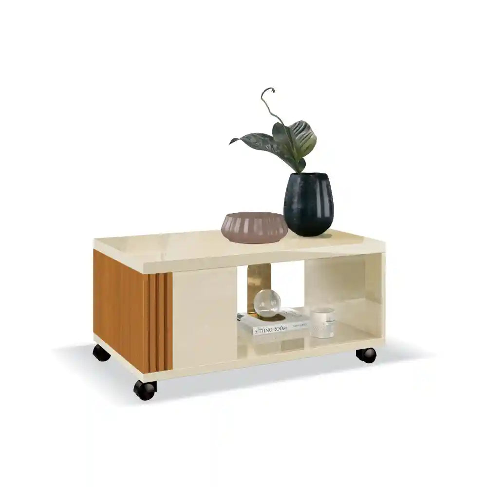 Pratika Off White-Cedar Coffee Table