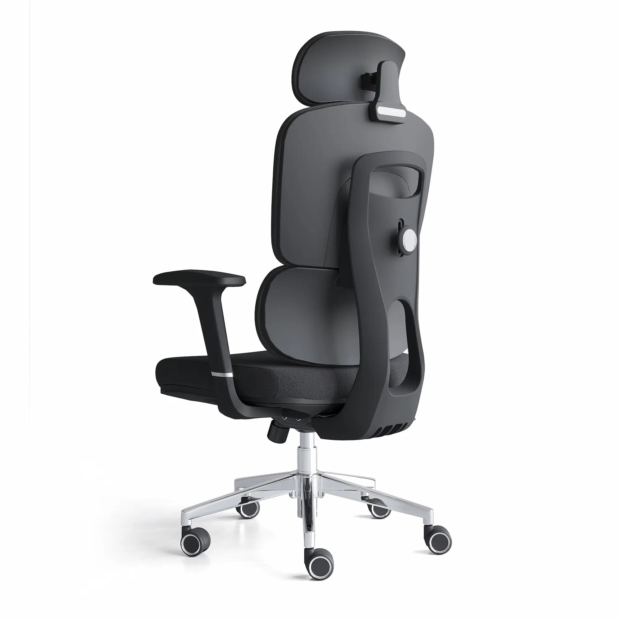 Robbin High Back Ergonomic Office Chair - Black - Click Furniture