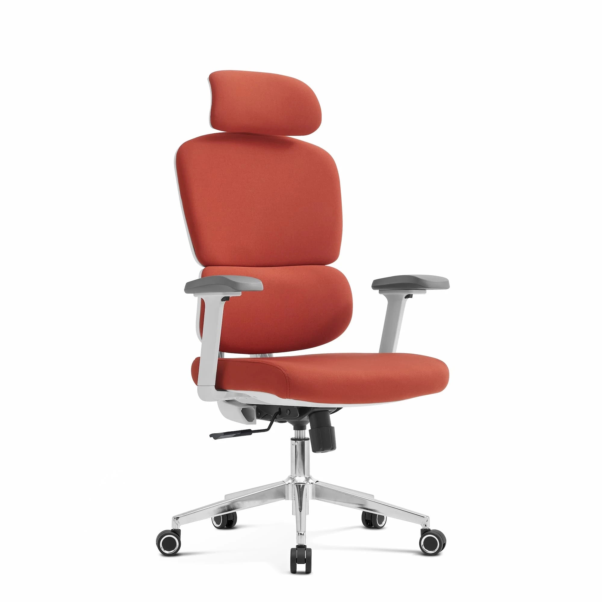 Robbin High Back Ergonomic Office Chair - Orange - Click Furniture