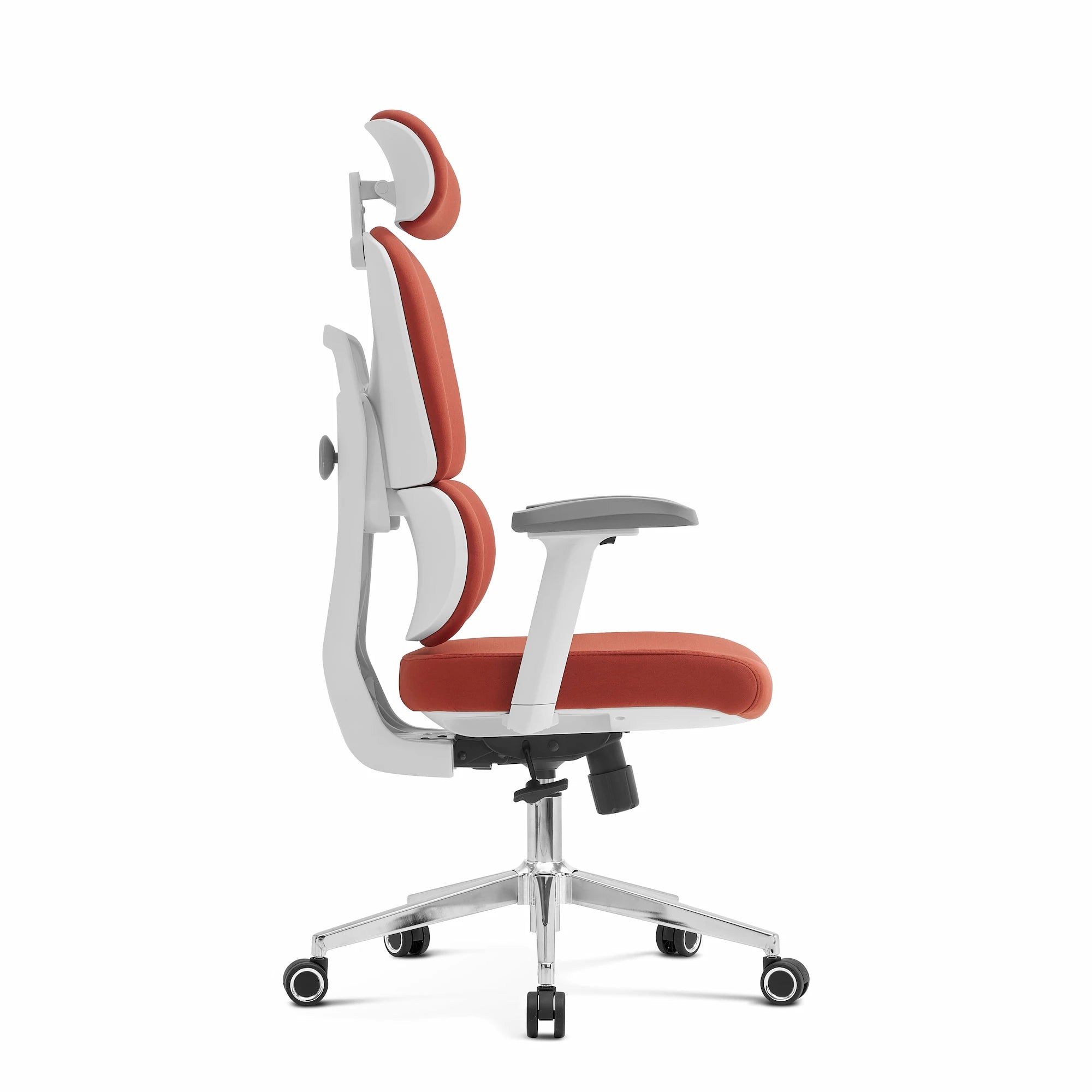 Robbin High Back Ergonomic Office Chair - Orange - Click Furniture