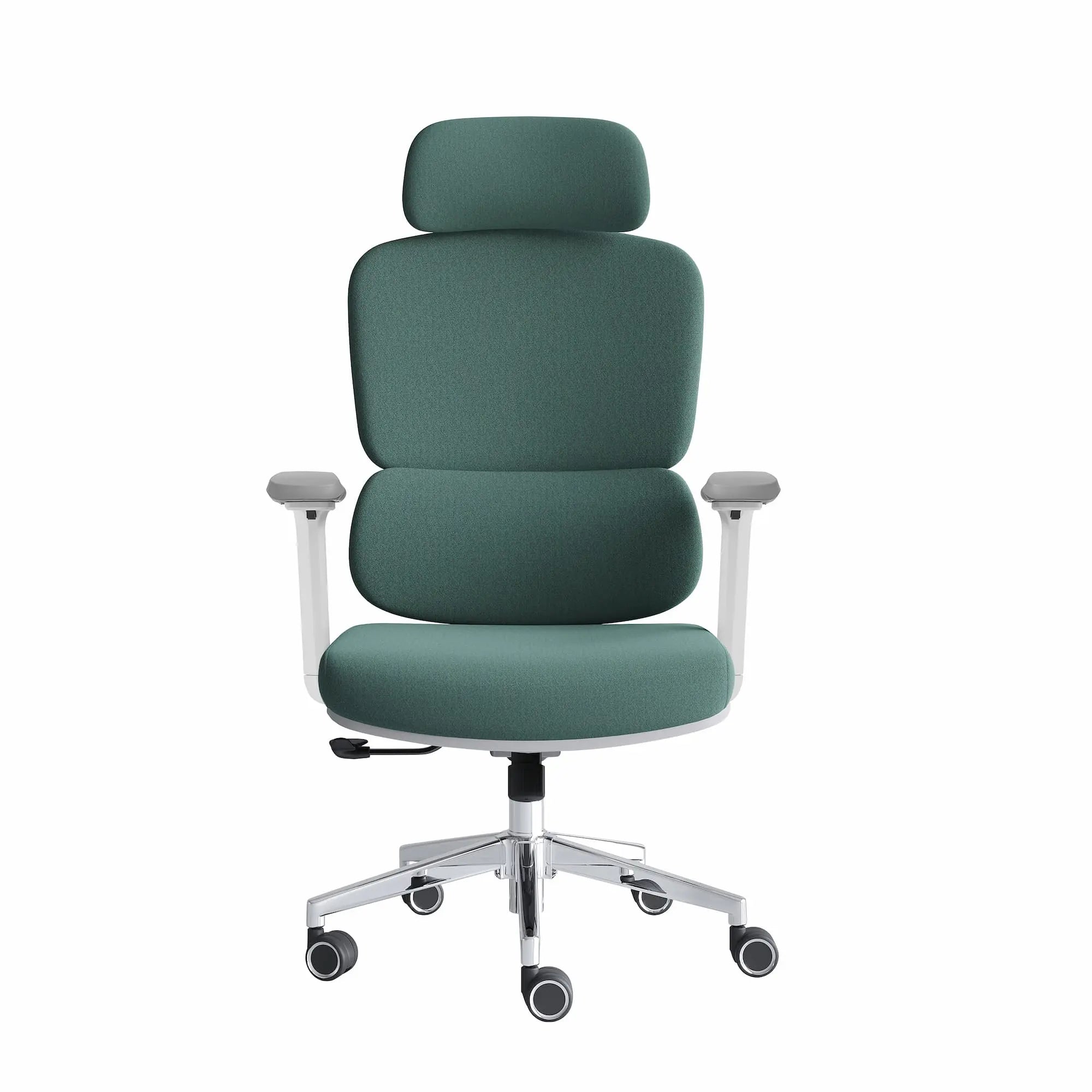 Robbin High Back Ergonomic Office Chair - Green - Click Furniture