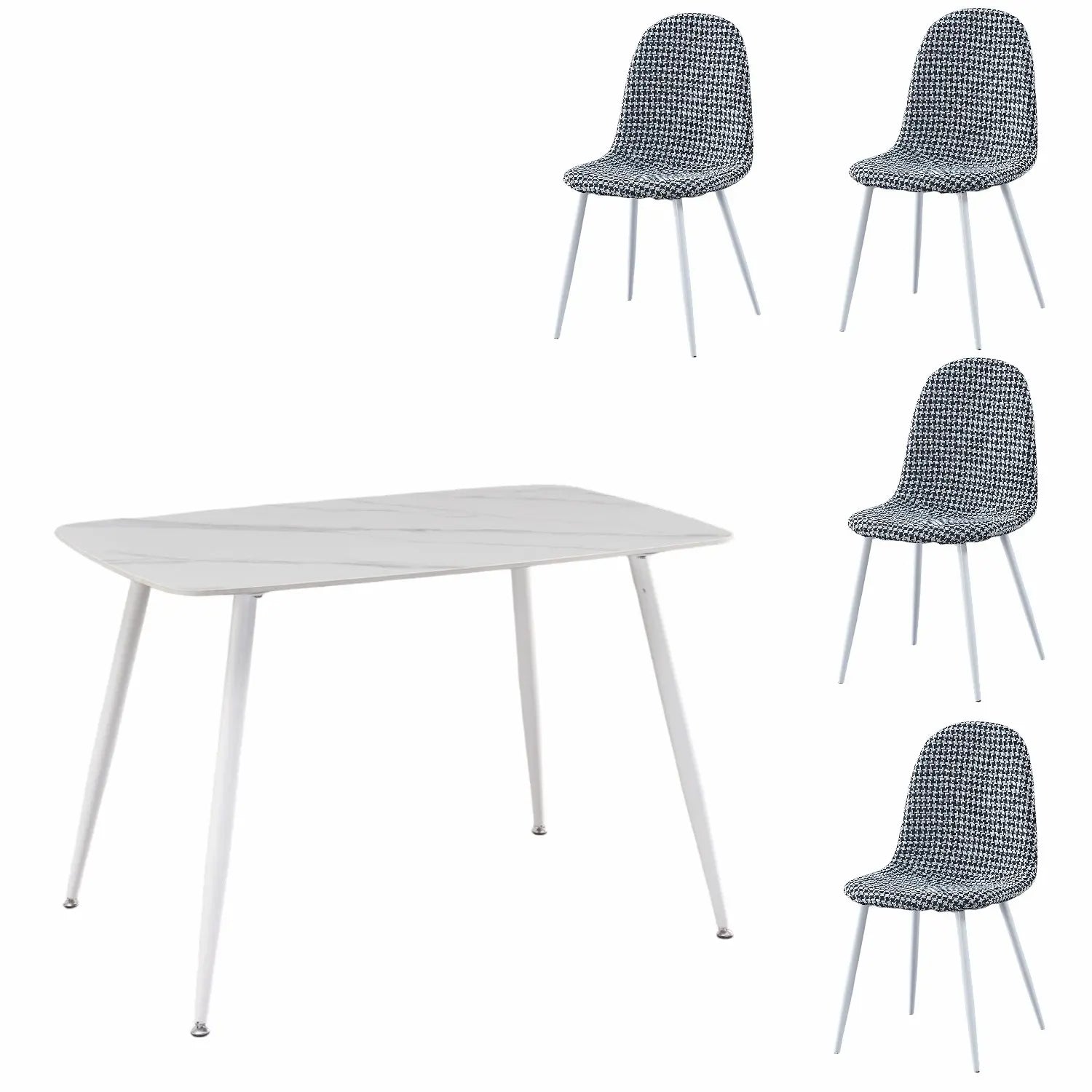 Sander Petra 5pc Dining Set - Click Furniture