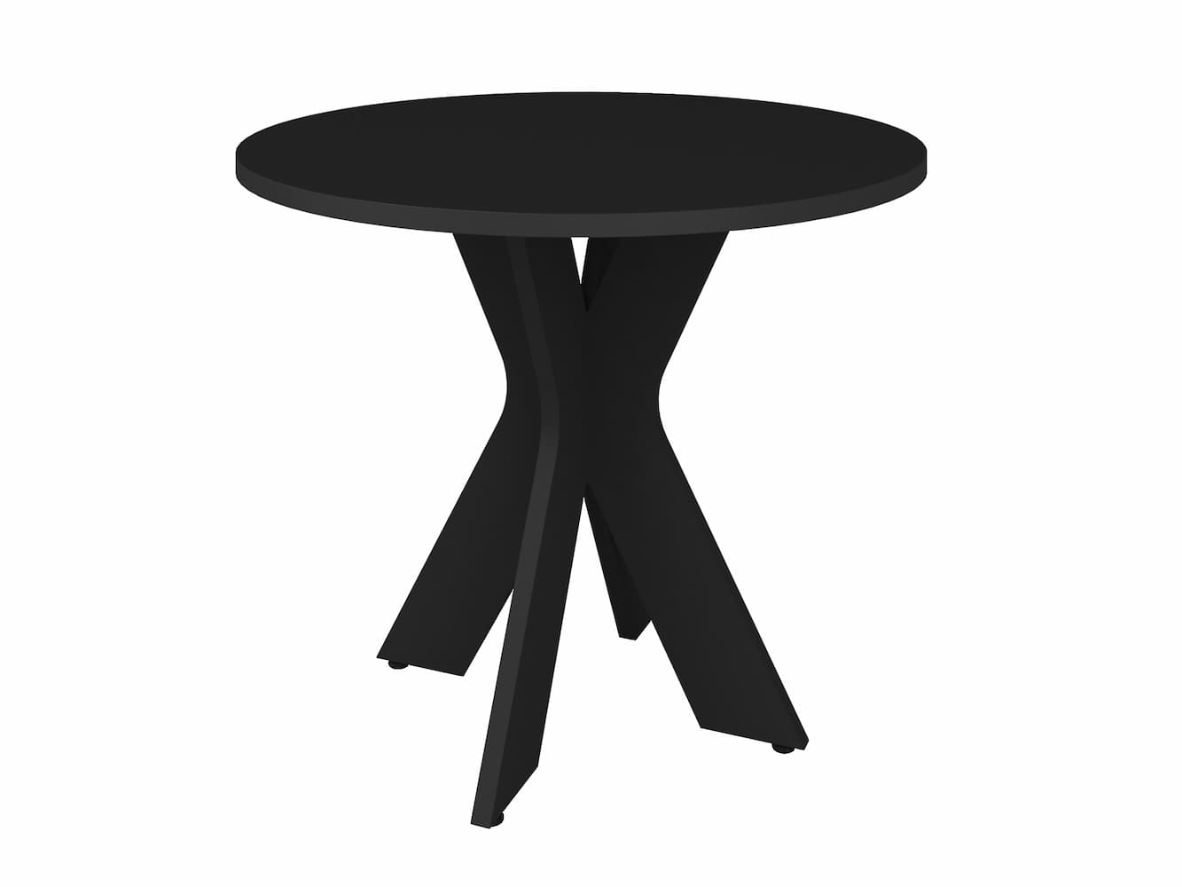 Sun Round Table Black - Click Furniture
