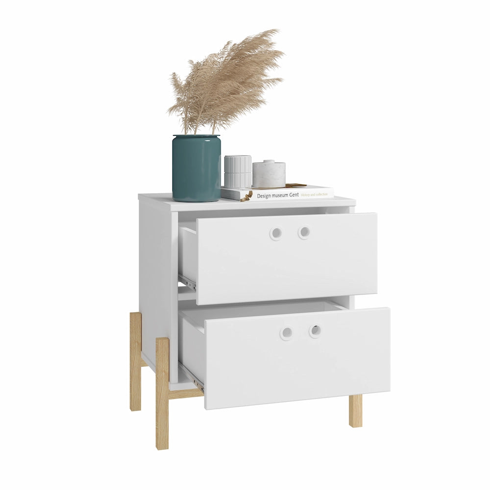 Thisted White Nightstand
