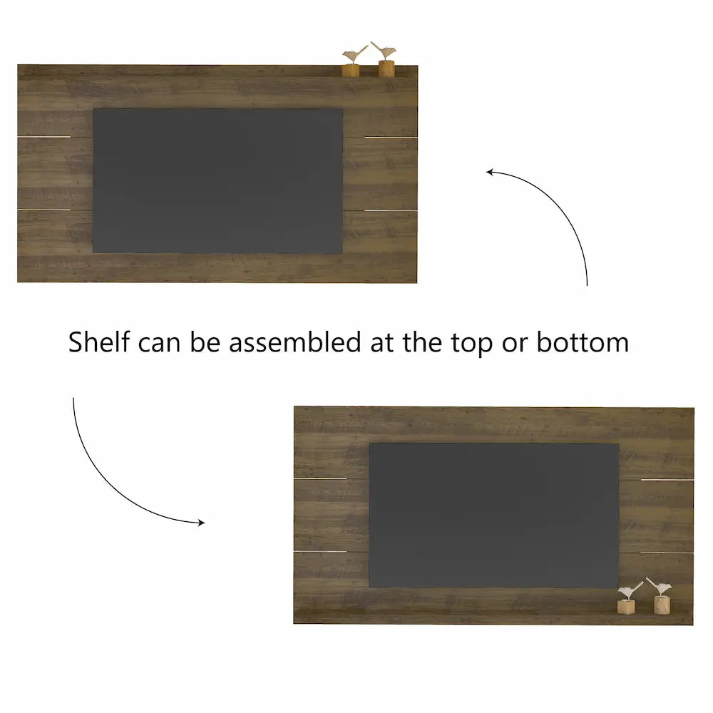 TV Panel Slim Pine - Click Furniture