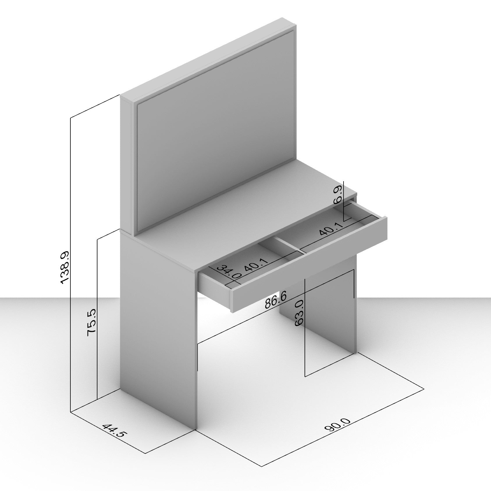 Virginia Dressing Table - Click Furniture