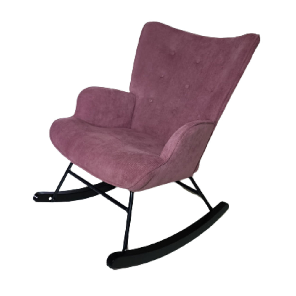 Alysah Rocking Chair Pink - Click Furniture