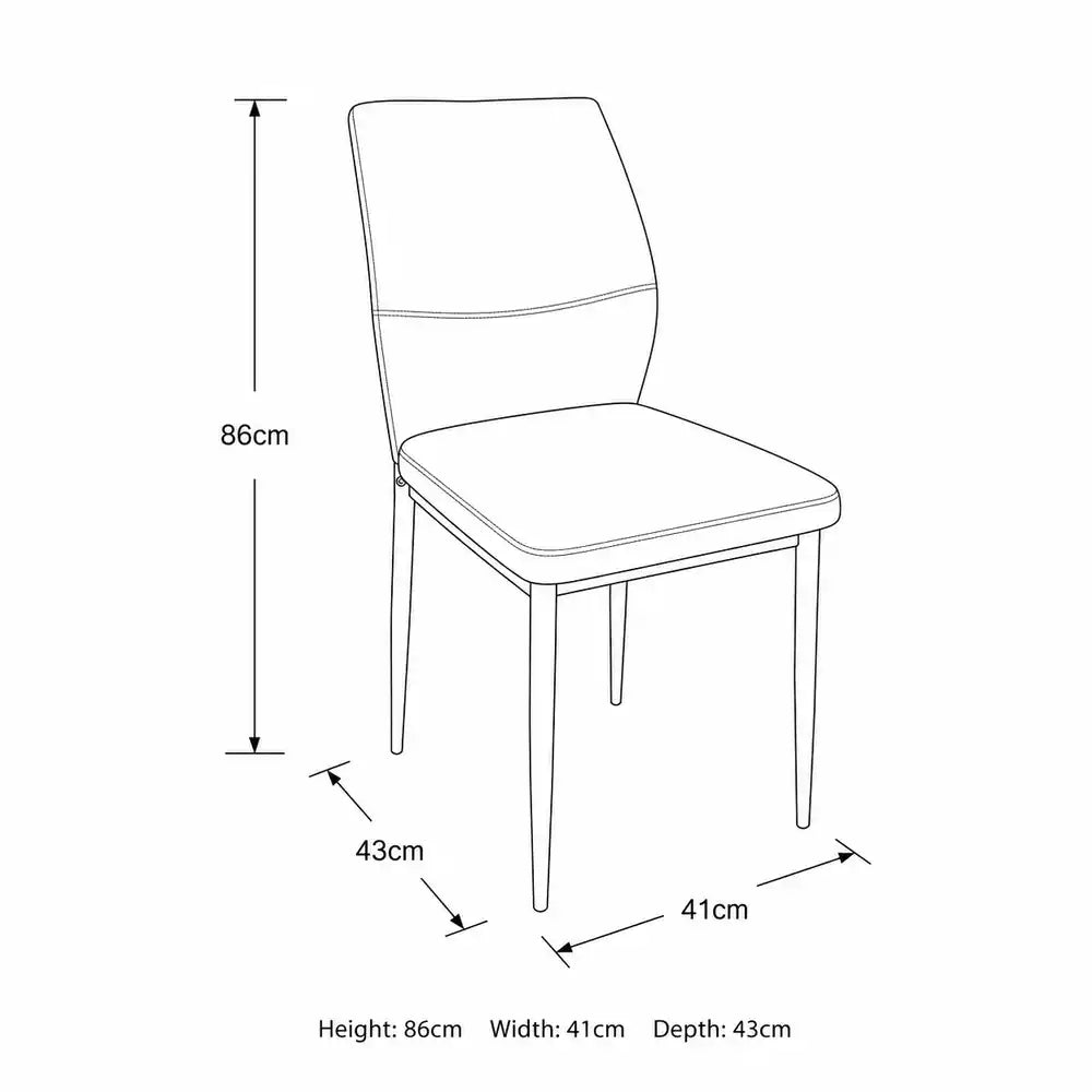 Aria 5pc Dining Set