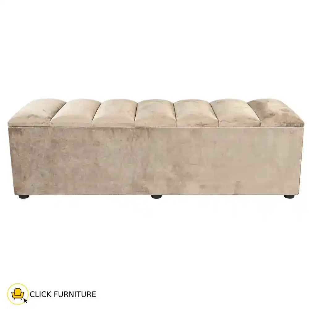 Beth Storage Ottoman Beige