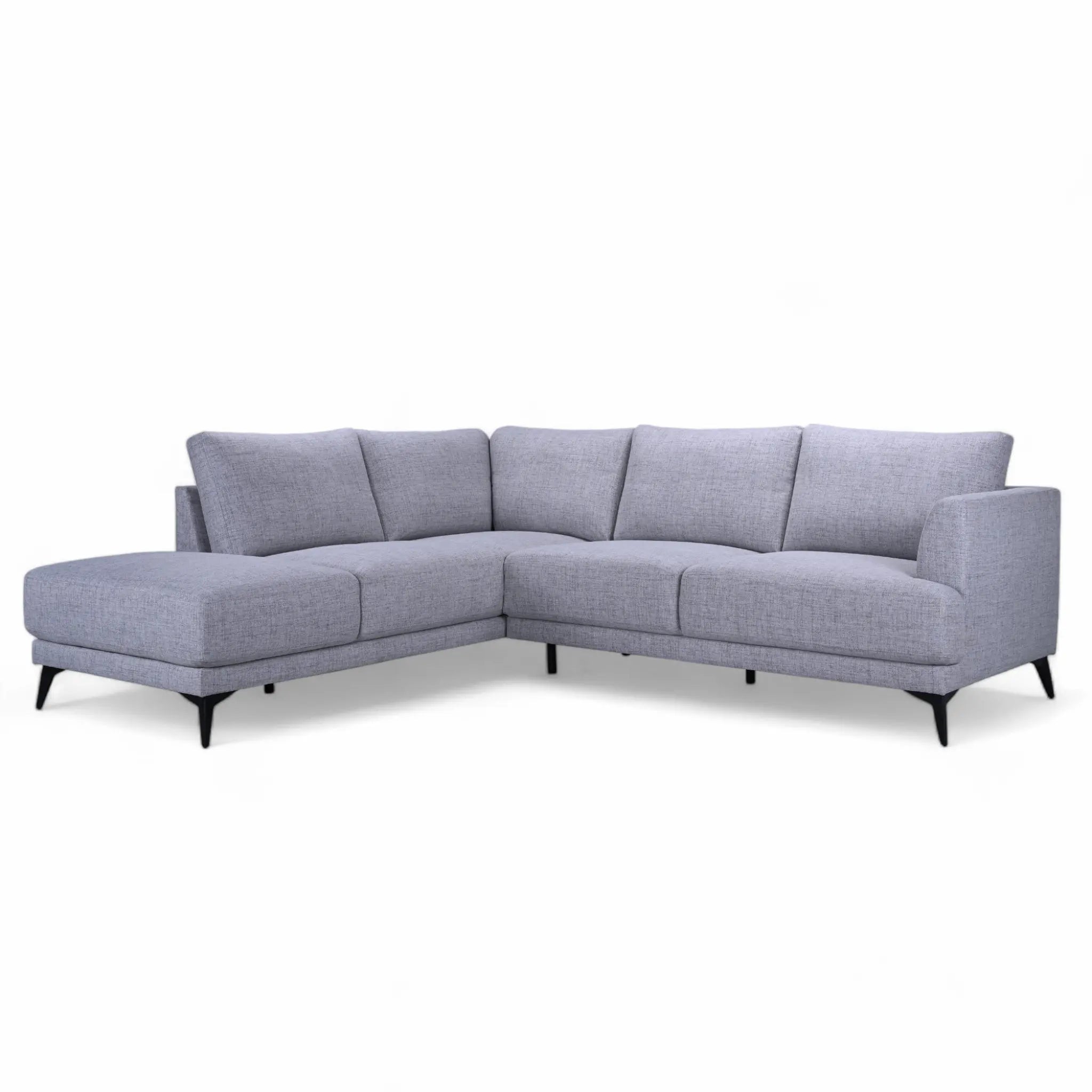 Bianca Corner Couch Grey - Click Furniture