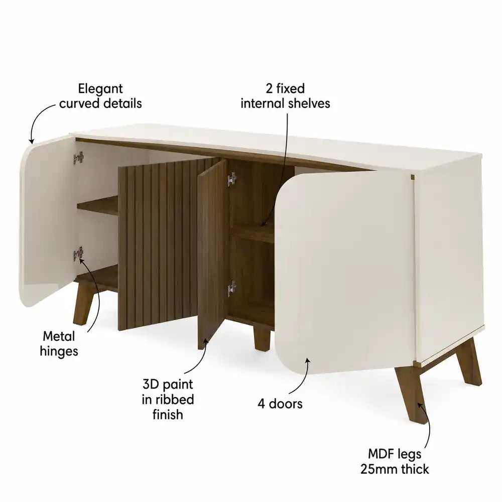 Elegance Sideboard Pine-Off White