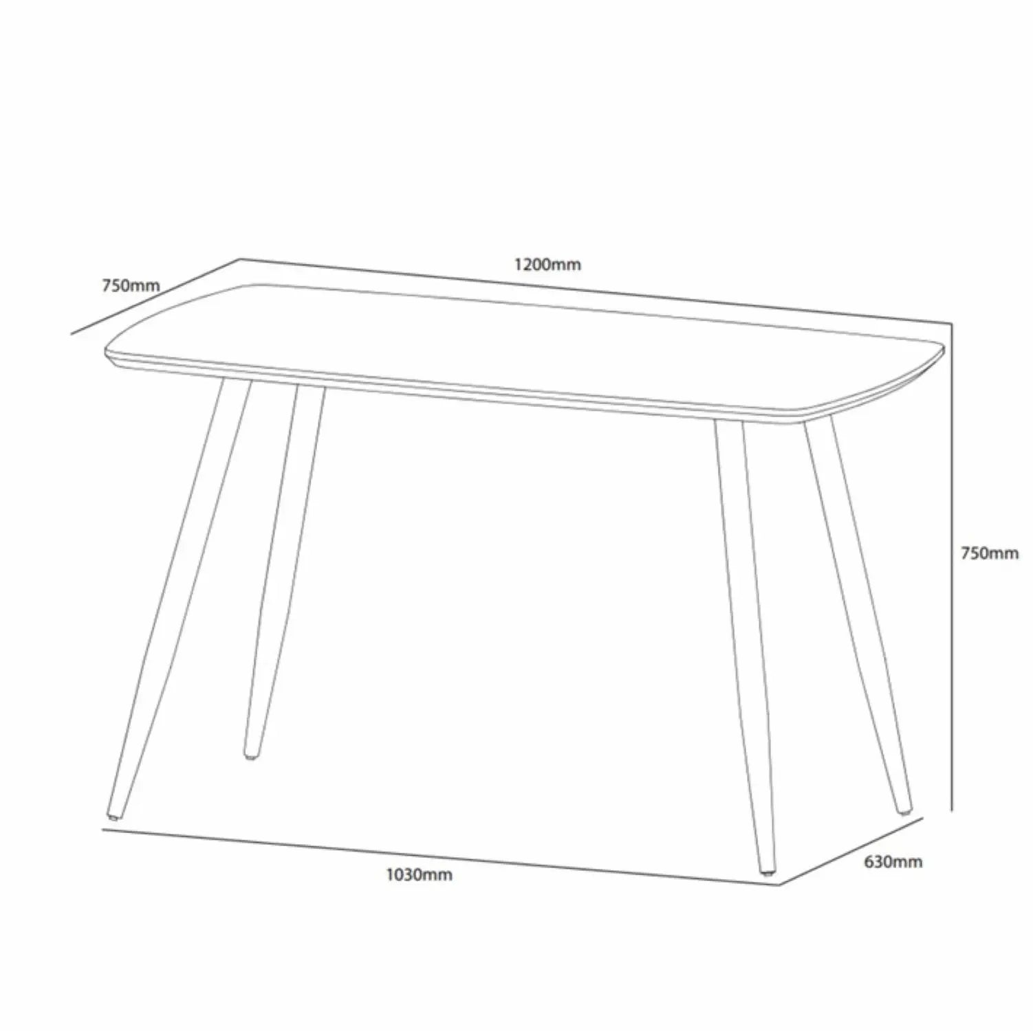 Sander Petra 5pc Dining Set - Click Furniture