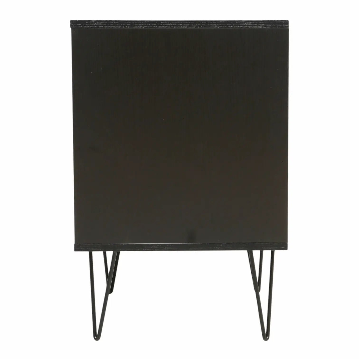 Indra Nightstand, Pedestal Black