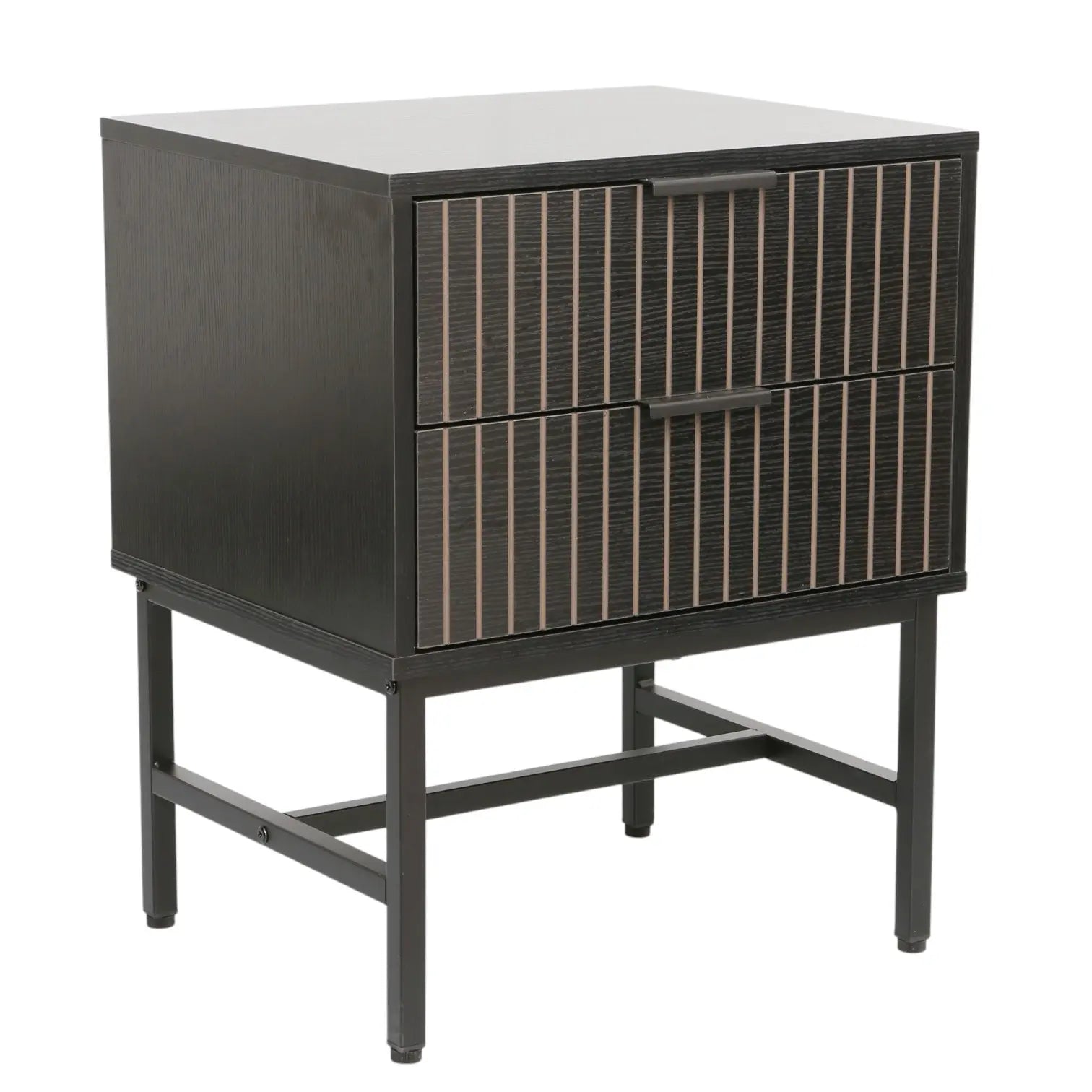 Jasper Nightstand, Pedestal Black