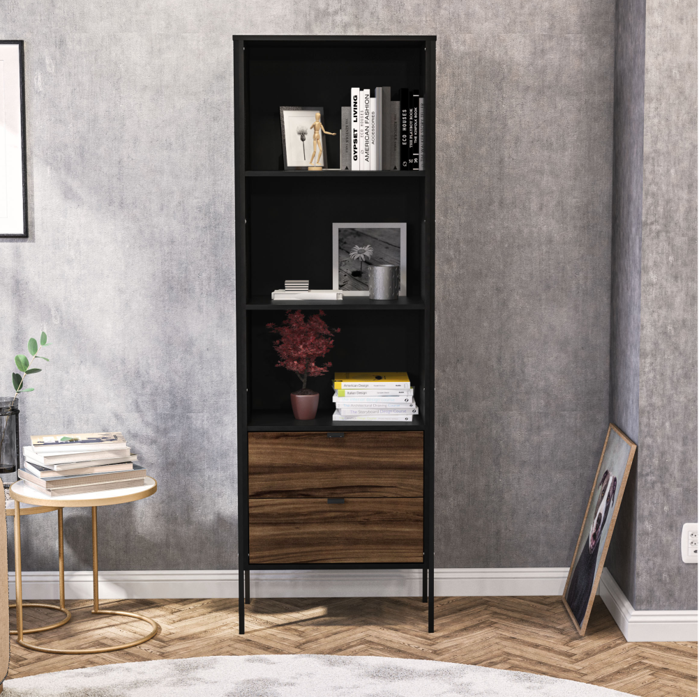 Paulo 4 shelf sales bookcase