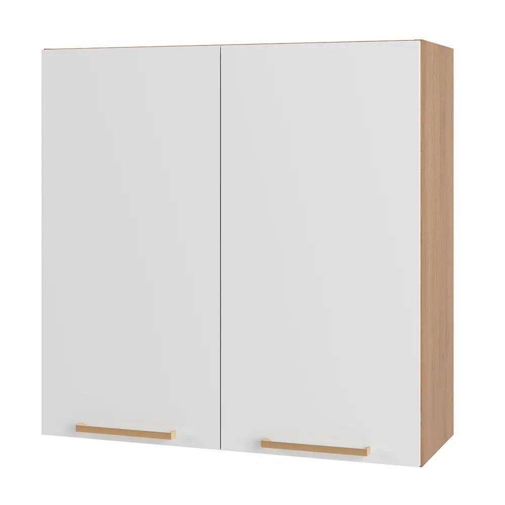 Kitchen 80cm Wall Unit White-Oak