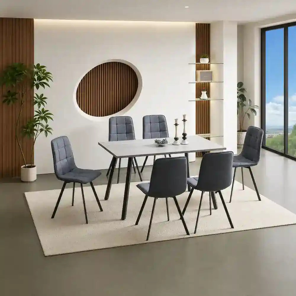 Lisa 7pc Dining Set