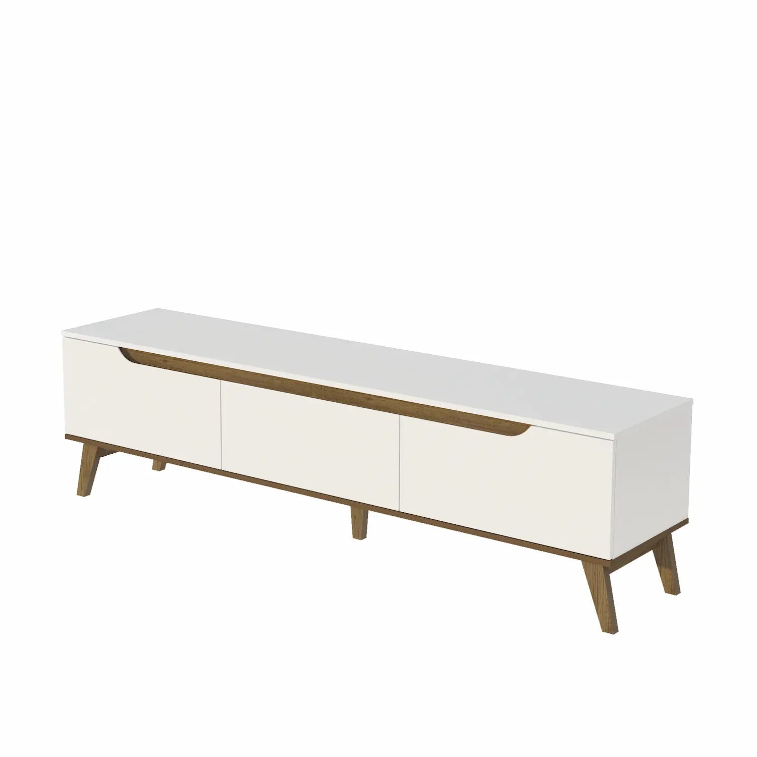 Liverpool White TV Stand