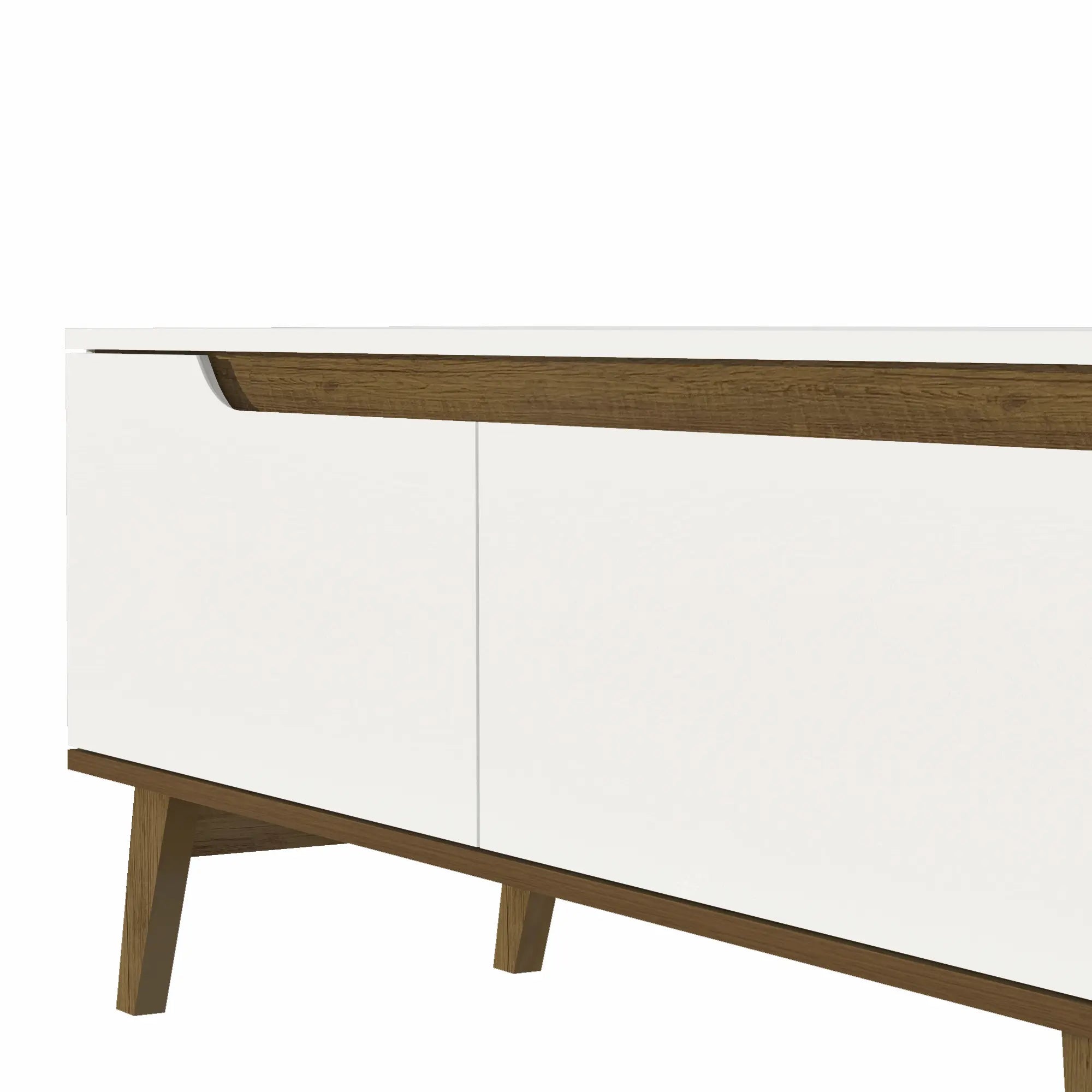 Liverpool White TV Stand